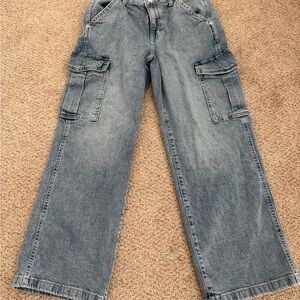 GAP Men's Relaxed Blue Cargo Jeans